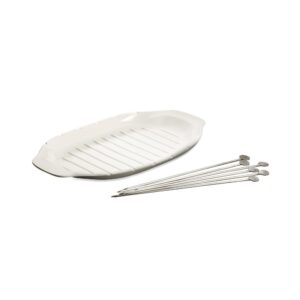 Villeroy & Boch BBQ Passion White Porcelain Kebab Platter
