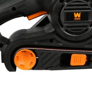 WEN 7-Amp 3 in. x 21 in. Corded Belt Sander with Dust Bag