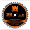 WEN 7.25 in. 40-Tooth Carbide-Tipped Professional Finish Saw Blade for Miter Saws and Circular Saws