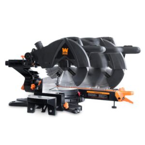 WEN 2-Speed Single Bevel 10 in. Sliding Compound Miter Saw with Smart Power Technology