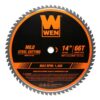 WEN 14 in. 66-Tooth Carbide-Tipped Professional Metal Saw Blade for Mild Steel Cutting