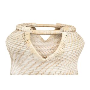 3R Studios Rattan Handwoven Decorative Basket