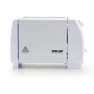 Better Chef 2-Slice White Wide Slot Toaster