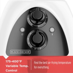 BLACK+DECKER Purifry 2 Qt. White Air Fryer