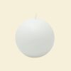 Zest Candle 4 in. White Citronella Ball Candles (Box of 2)