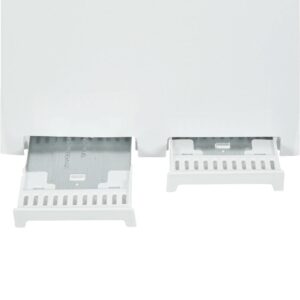 Cuisinart Compact 4-Slice White Wide Slot Toaster with Crumb Tray