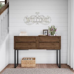 Lavish Home "Welcome" Decorative Rustic Metal Cutout Wall Sign