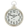 LITTON LANE 32 in. x 24 in. London Inspired Antique Round Wall Clock