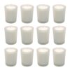LUMABASE 12 Candles (15 Hours) in Frosted Glass Votives