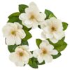 Nearly Natural 23 in. Indoor Magnolia Artificial Wreath