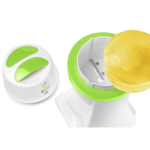 Nostalgia 50 W 8 oz. White Snow Cone Maker with Stainless Steel Blades