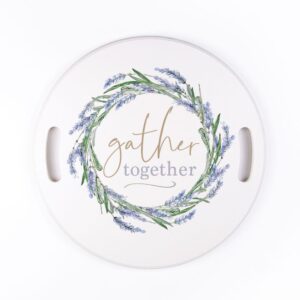 P Graham Dunn Gather together white Decorative wood Tray