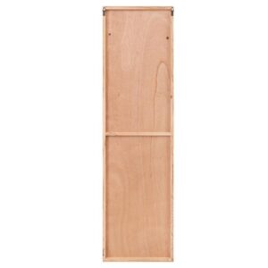 Pinnacle 13 in. x 47 in. Barn Door Wall Farmhouse Rules Rustic White Wood Plank Decorative Sign
