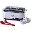 Presto Bento Box White 1.75 Cup Electric Steamer Ramen Noodle Cooker