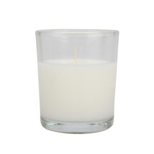 Stonebriar Collection White Unscented Filled Glass Votive Candles (Set of 48)