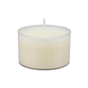 Stonebriar Collection Unscented Long Burning Clear Cup Tealight Candles (96-Pack)
