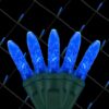 Wintergreen Lighting 48 in. x 72 in. 100-Light M5 LED Blue Net Light Set