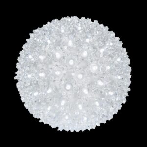Wintergreen Lighting 7.5 in. 120-Light LED Cool White Decorative Starlight Sphere