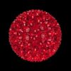 Wintergreen Lighting 6 in. 70-Light LED Red Decorative Starlight Sphere