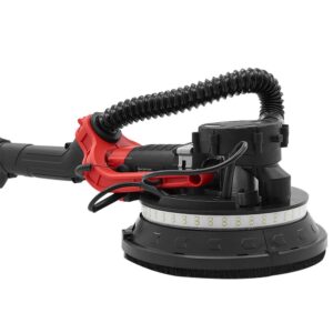 XtremepowerUS 900-Watt Portable Telescopic Handle Variable Speed Drywall Sanding Electric Sander with Sanding Disc