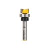 Yonico 1/2 in. Dia Carbide Tipped Offset Flush Trim Template 1/4 in. Shank Router Bit