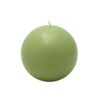 Zest Candle 4 in. Sage Green Ball Candles (2-Box)