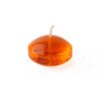 Zest Candle 1.75 in. Clear Orange Gel Floating Candles (Box of 12)