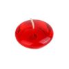 Zest Candle 3 in. Clear Red Gel Floating Candles (6-Box)